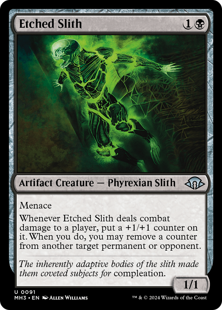 Etched Slith [Modern Horizons 3] | Black Swamp Games