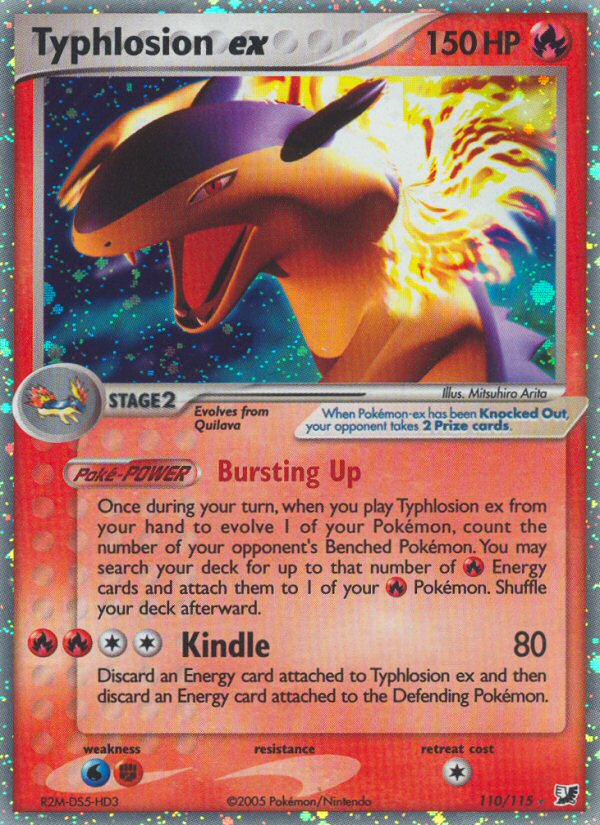 Typhlosion ex (110/115) [EX: Unseen Forces] | Black Swamp Games