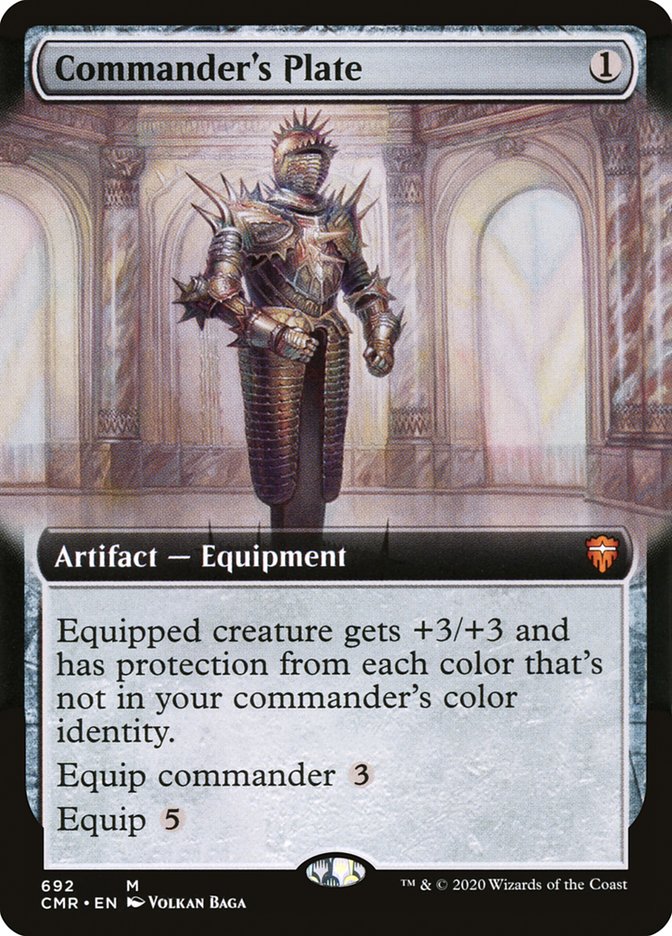 Commander's Plate (Extended Art) [Commander Legends] | Black Swamp Games