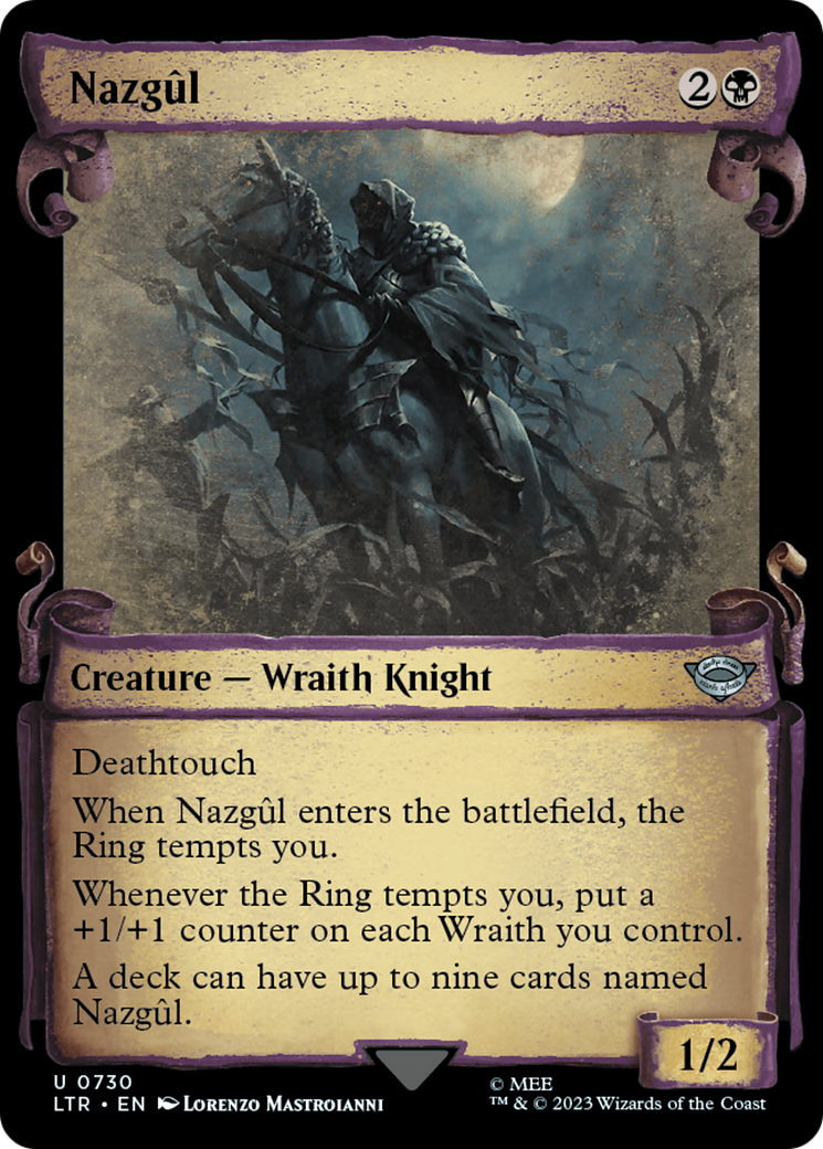Nazgul (0730) [The Lord of the Rings: Tales of Middle-Earth Showcase Scrolls] | Black Swamp Games