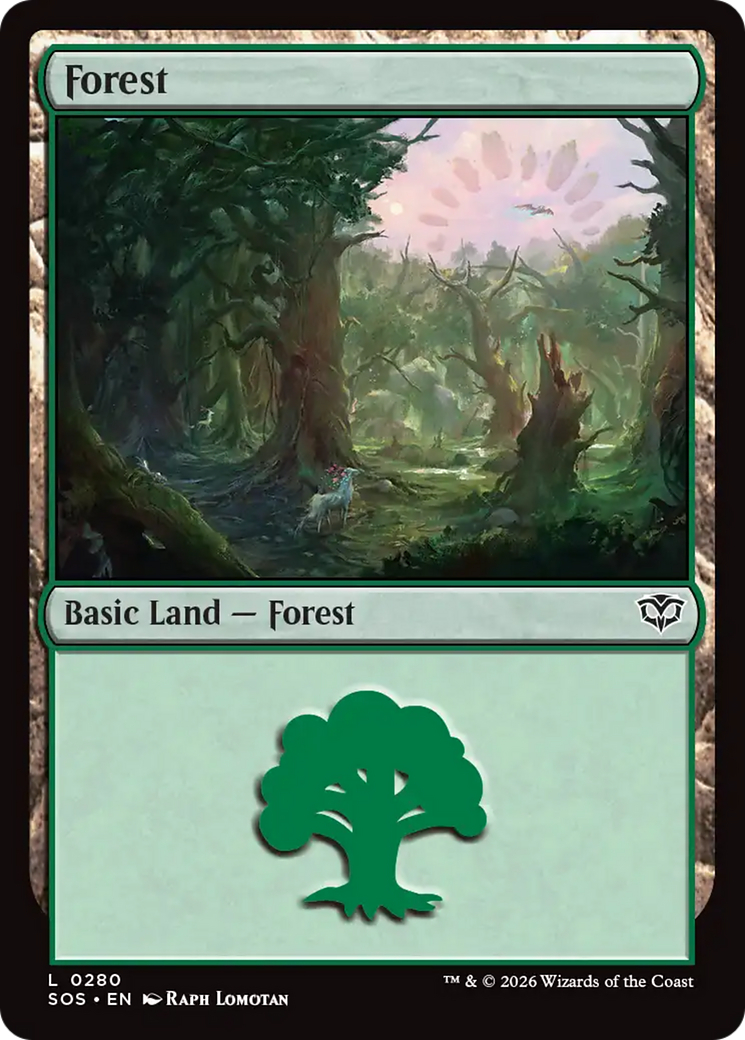 Forest (0280) [Secrets of Strixhaven] | Black Swamp Games