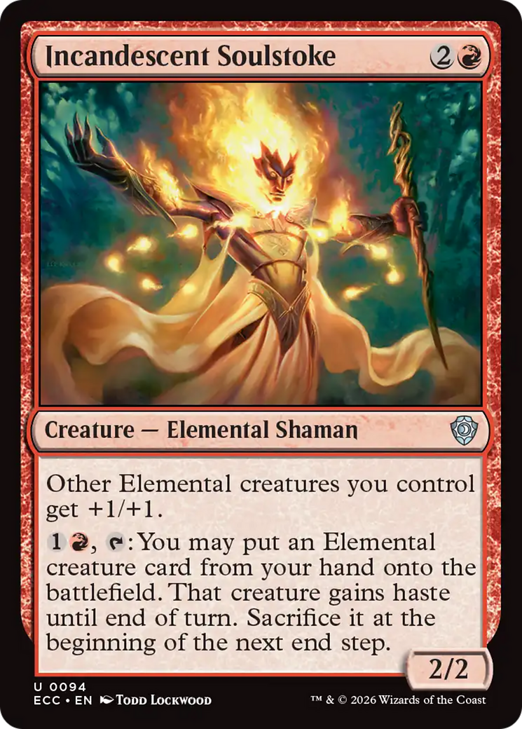 Incandescent Soulstoke [Lorwyn Eclipsed Commander] | Black Swamp Games