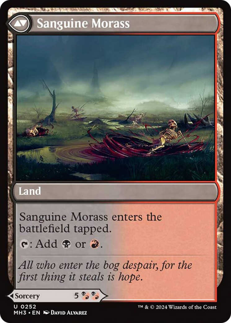 Bloodsoaked Insight // Sanguine Morass [Modern Horizons 3] | Black Swamp Games