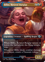 Bilbo, Retired Burglar (Borderless Alternate Art) [The Lord of the Rings: Tales of Middle-Earth] | Black Swamp Games