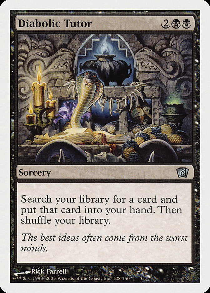 Diabolic Tutor [Eighth Edition] | Black Swamp Games