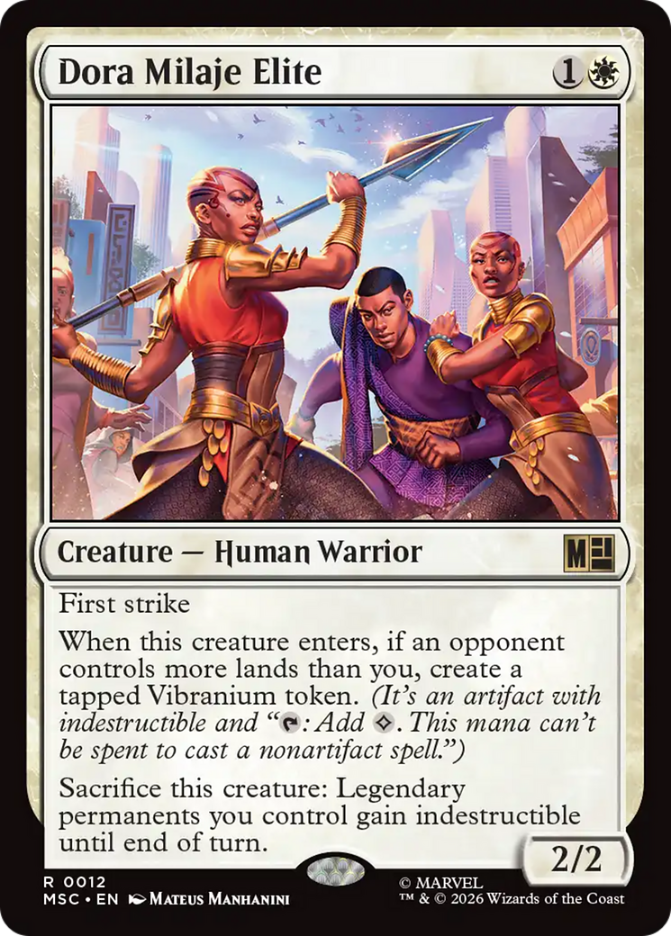 Dora Milaje Elite [Marvel Super Heroes Commander] | Black Swamp Games