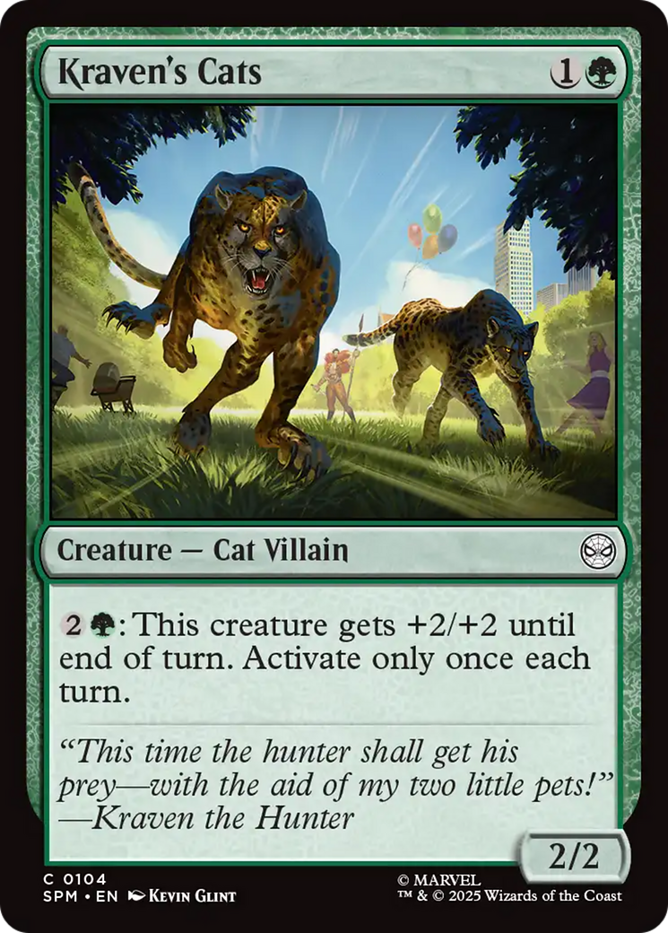 Kraven's Cats [Marvel's Spider-Man] | Black Swamp Games