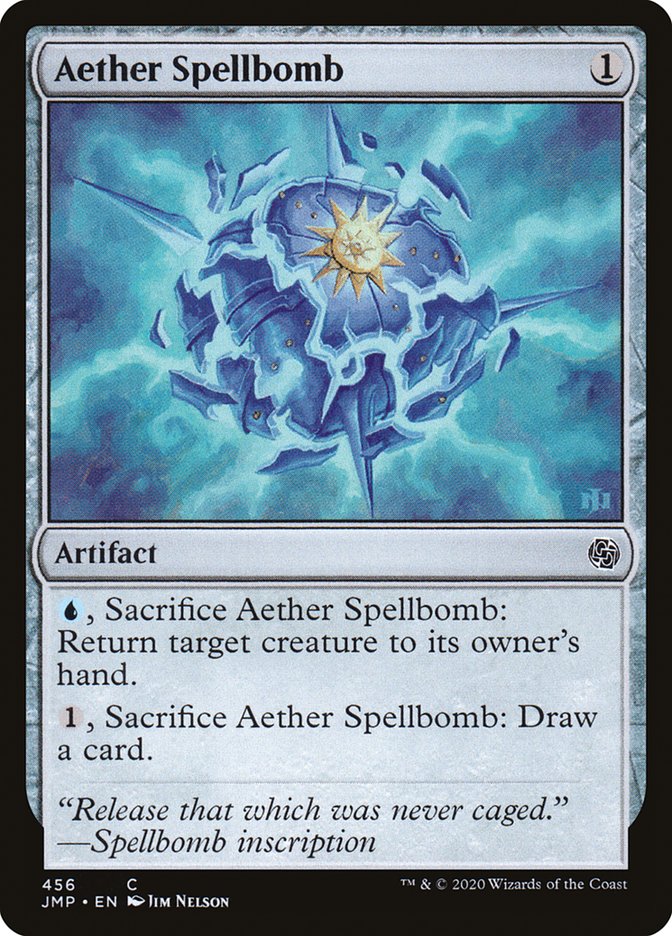 Aether Spellbomb [Jumpstart] | Black Swamp Games