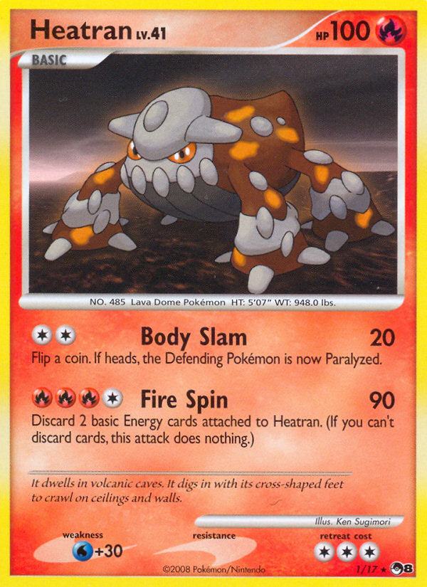 Heatran (1/17) [POP Series 8] | Black Swamp Games