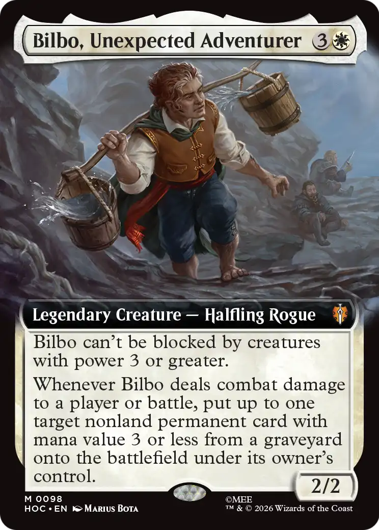Bilbo, Unexpected Adventurer (Extended Art) [The Hobbit: Eternal-Legal] | Black Swamp Games