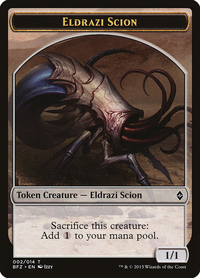 Eldrazi Scion Token (002/014) [Battle for Zendikar Tokens] | Black Swamp Games