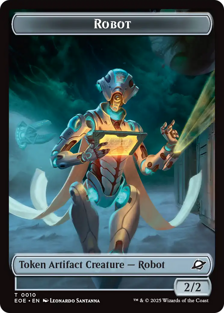 Robot // Drone Double-Sided Token [Edge of Eternities Tokens] | Black Swamp Games