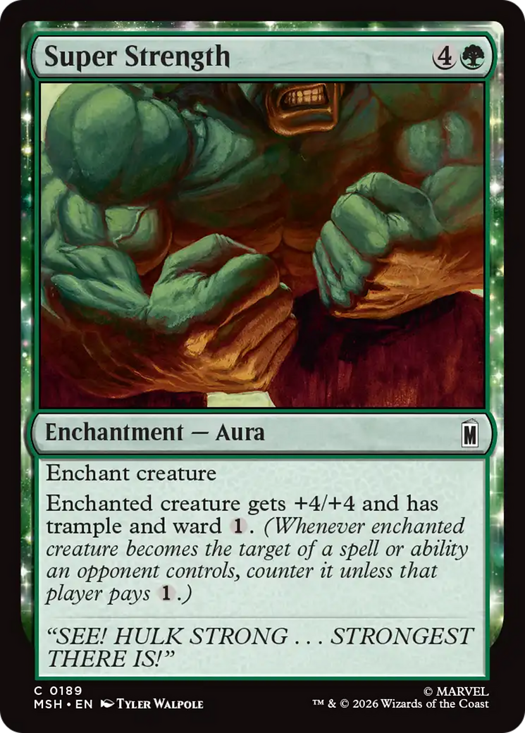 Super Strength [Marvel Super Heroes] | Black Swamp Games