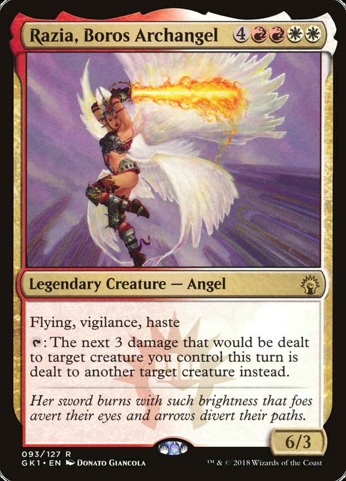 Razia, Boros Archangel [Guilds of Ravnica Guild Kit] | Black Swamp Games