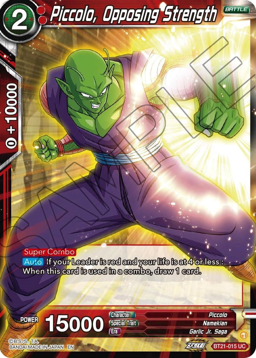 Piccolo, Opposing Strength (BT21-015) [Wild Resurgence] | Black Swamp Games