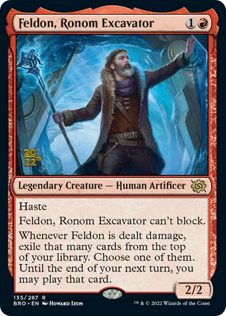 Feldon, Ronom Excavator [The Brothers' War Prerelease Promos] | Black Swamp Games