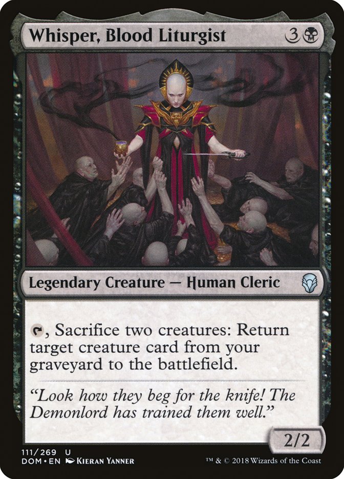 Whisper, Blood Liturgist [Dominaria] | Black Swamp Games