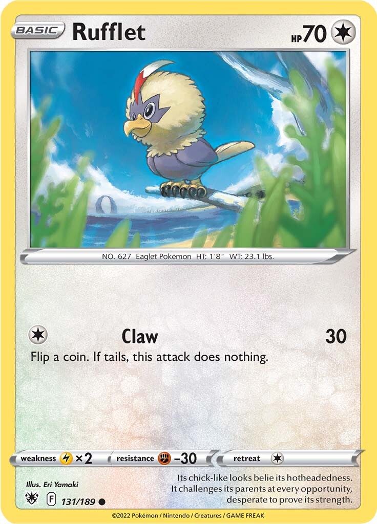 Rufflet (131/189) [Sword & Shield: Astral Radiance] | Black Swamp Games