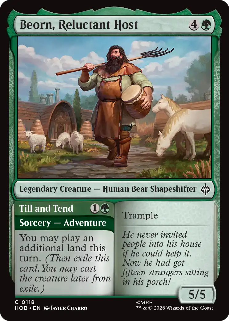 Beorn, Reluctant Host [The Hobbit] | Black Swamp Games