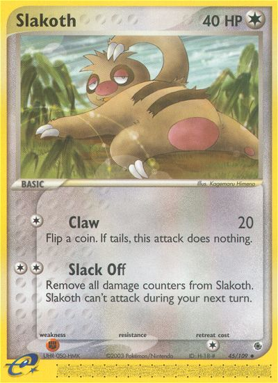 Slakoth (45/109) [EX: Ruby & Sapphire] | Black Swamp Games