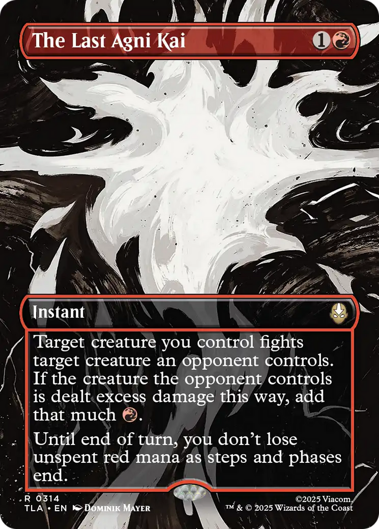 The Last Agni Kai (Borderless) [Avatar: The Last Airbender] | Black Swamp Games