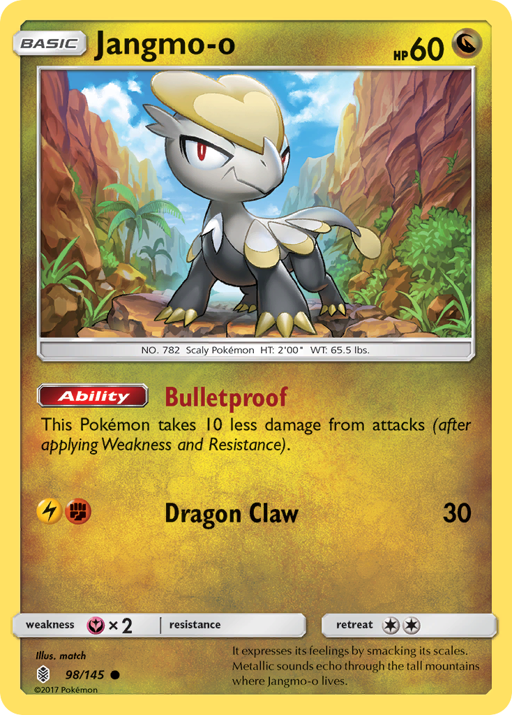 Jangmo-o (98/145) [Sun & Moon: Guardians Rising] | Black Swamp Games