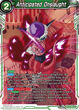 Anticipated Onslaught (Uncommon) (BT13-086) [Supreme Rivalry] | Black Swamp Games