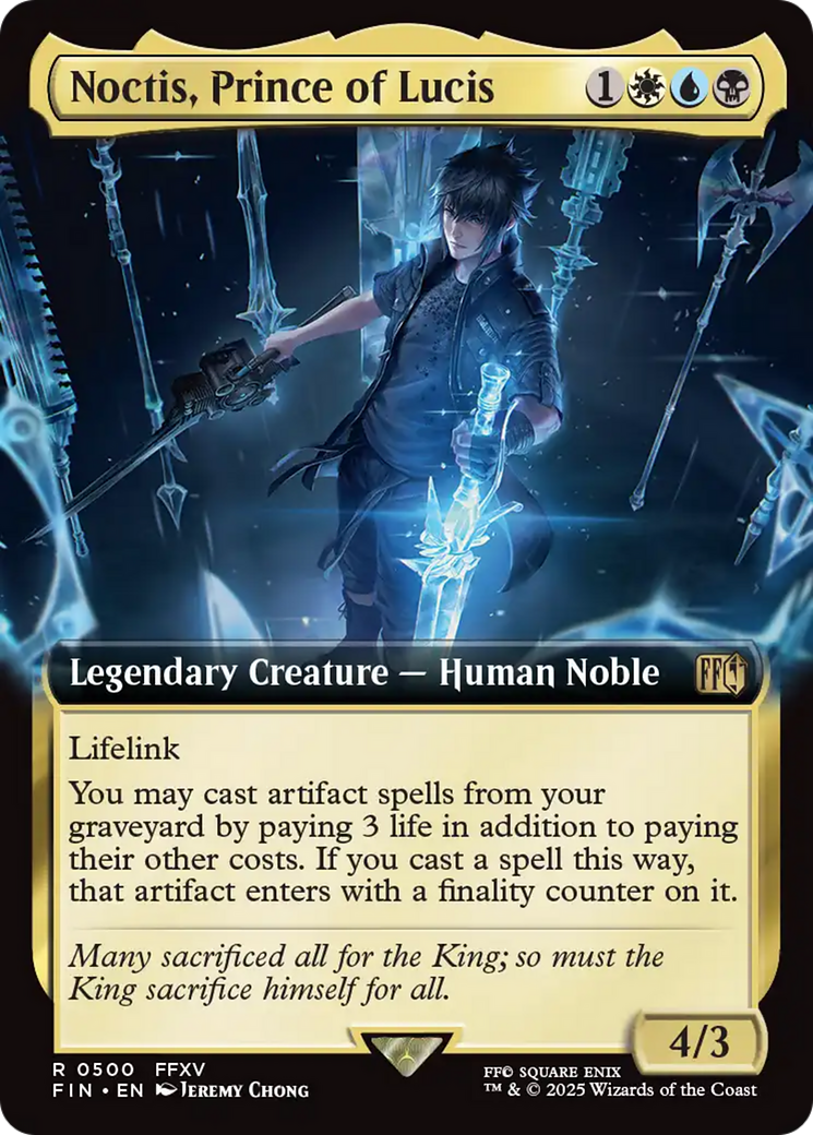 Noctis, Prince of Lucis (Extended Art) [FINAL FANTASY] | Black Swamp Games
