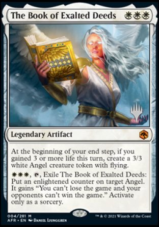 The Book of Exalted Deeds (Promo Pack) [Dungeons & Dragons: Adventures in the Forgotten Realms Promos] | Black Swamp Games