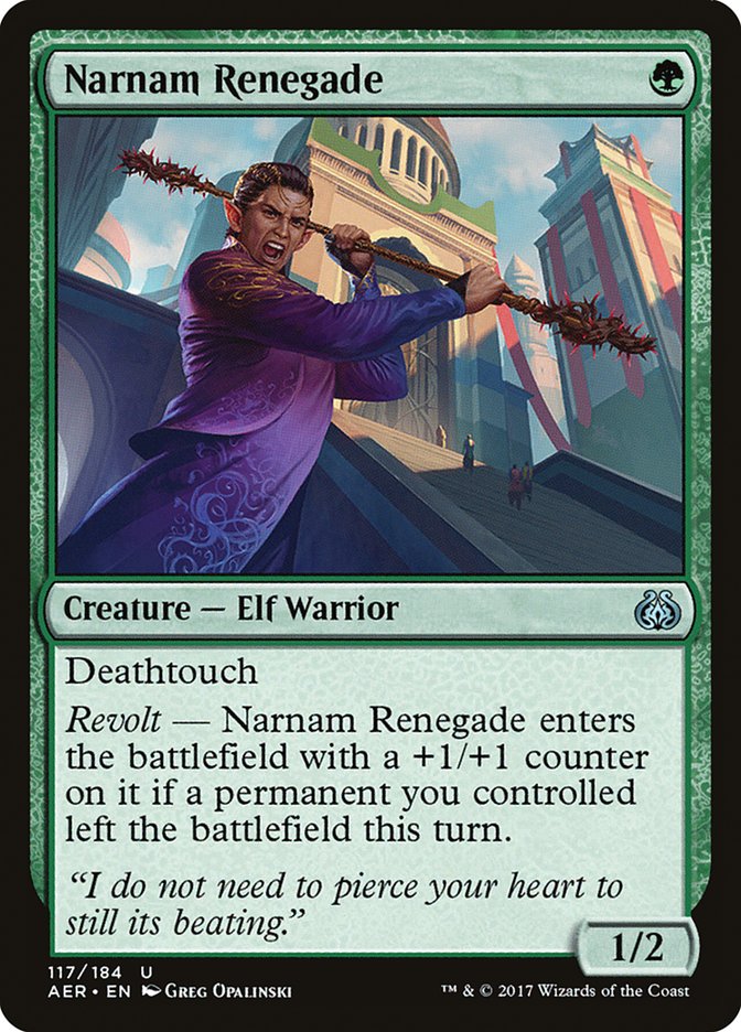 Narnam Renegade [Aether Revolt] | Black Swamp Games