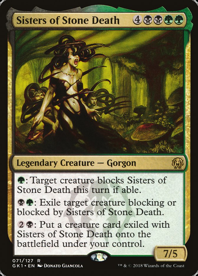 Sisters of Stone Death [Guilds of Ravnica Guild Kit] | Black Swamp Games