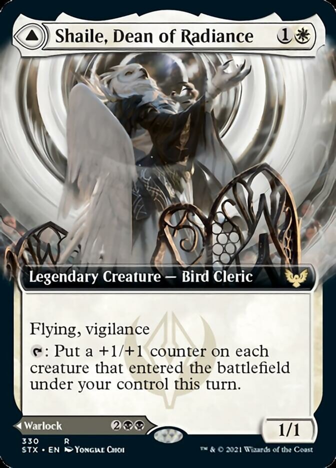 Shaile, Dean of Radiance // Embrose, Dean of Shadow (Extended Art) [Strixhaven: School of Mages] | Black Swamp Games