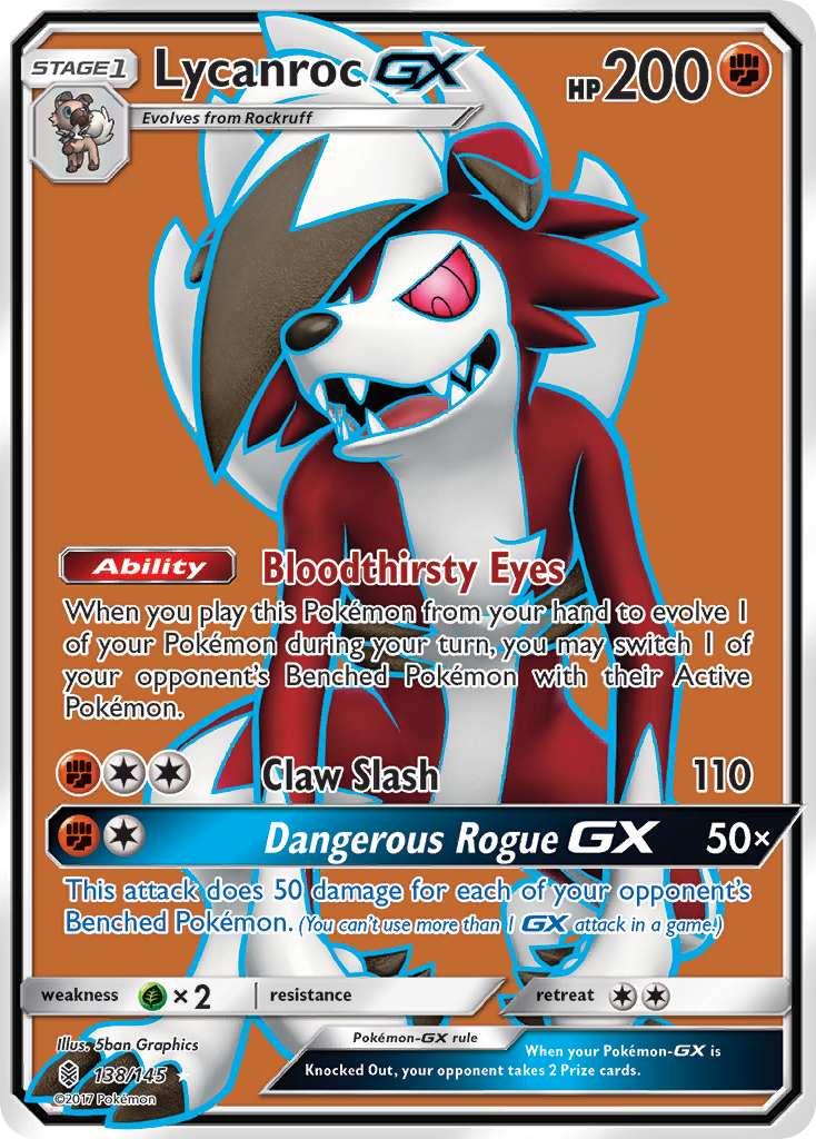 Lycanroc GX (138/145) [Sun & Moon: Guardians Rising] | Black Swamp Games