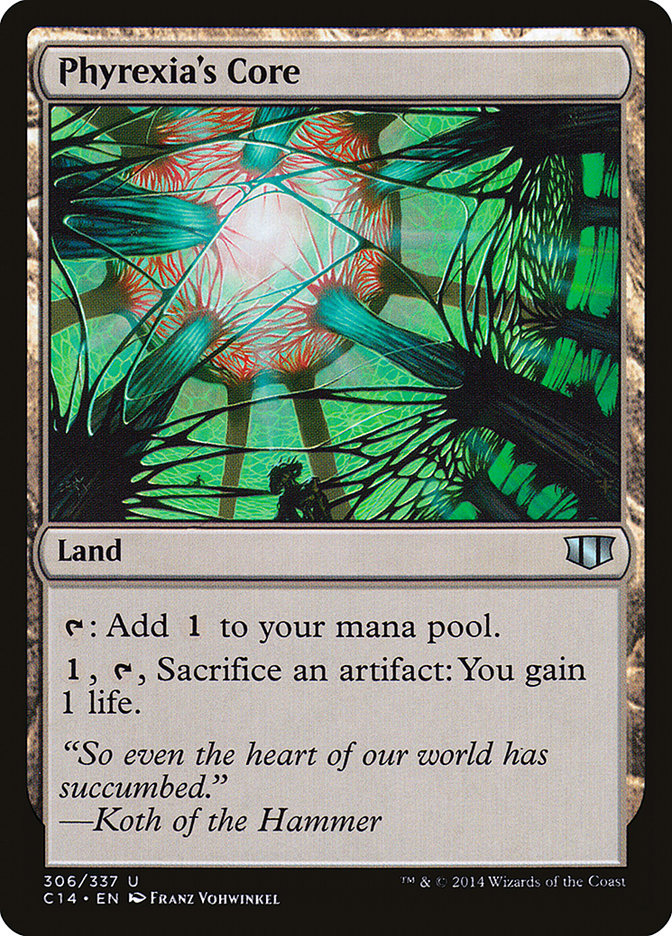 Phyrexia's Core [Commander 2014] | Black Swamp Games