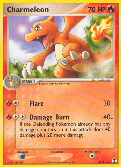 Charmeleon (31/112) [EX: FireRed & LeafGreen] | Black Swamp Games