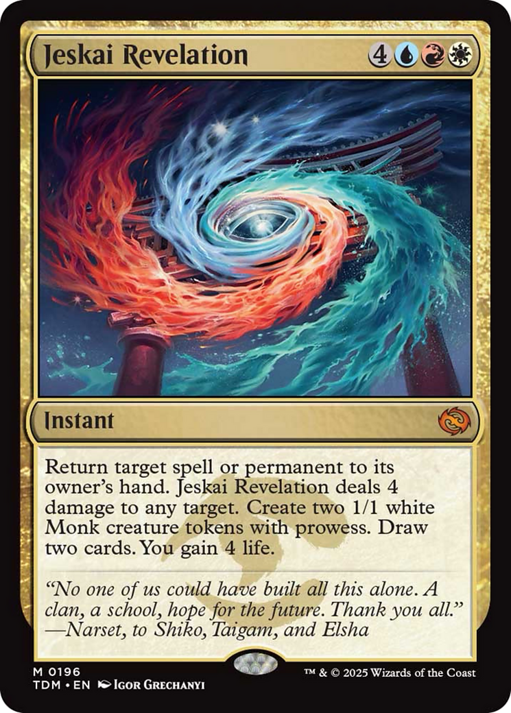 Jeskai Revelation [Tarkir: Dragonstorm] | Black Swamp Games