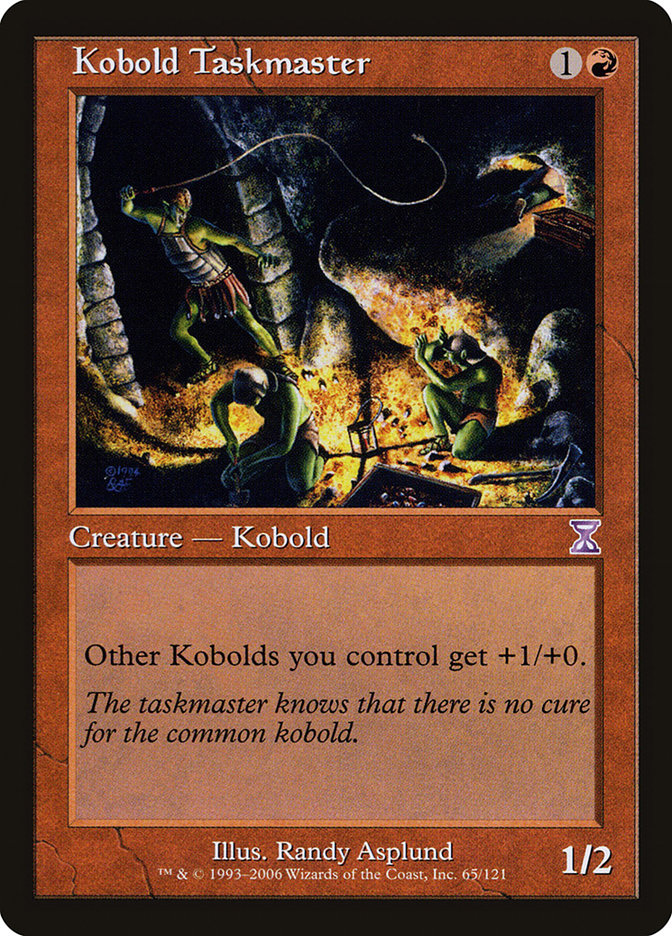 Kobold Taskmaster [Time Spiral Timeshifted] | Black Swamp Games