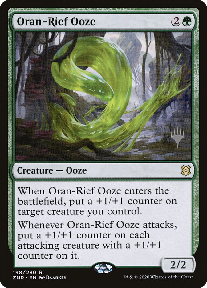 Oran-Rief Ooze (Promo Pack) [Zendikar Rising Promos] | Black Swamp Games
