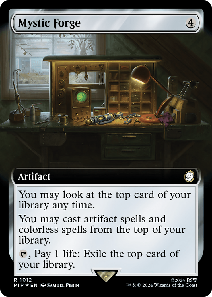 Mystic Forge (Extended Art) (Surge Foil) [Fallout] | Black Swamp Games