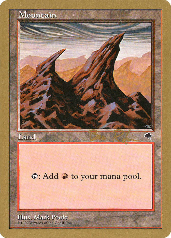 Mountain (br344) (Ben Rubin) [World Championship Decks 1998] | Black Swamp Games