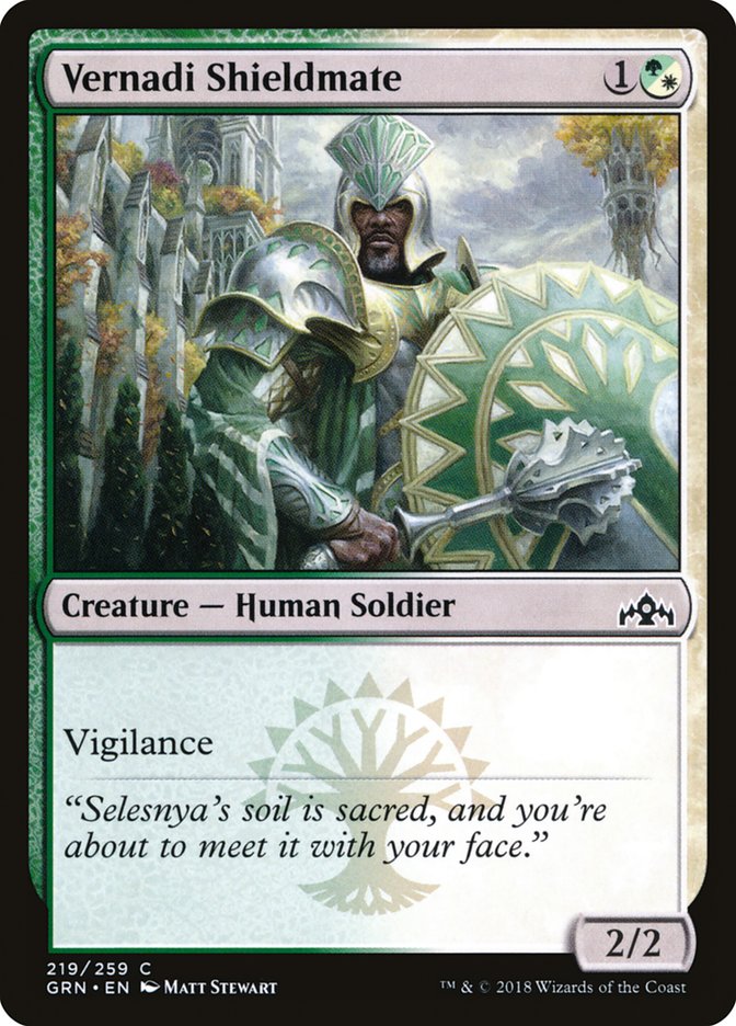 Vernadi Shieldmate [Guilds of Ravnica] | Black Swamp Games