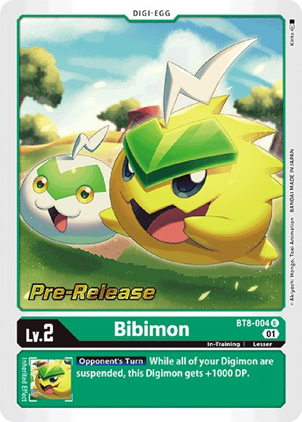 Bibimon [BT8-004] [New Awakening Pre-Release Cards] | Black Swamp Games