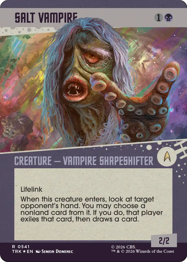 Salt Vampire (Showcase) (Surge Foil) [Star Trek] | Black Swamp Games