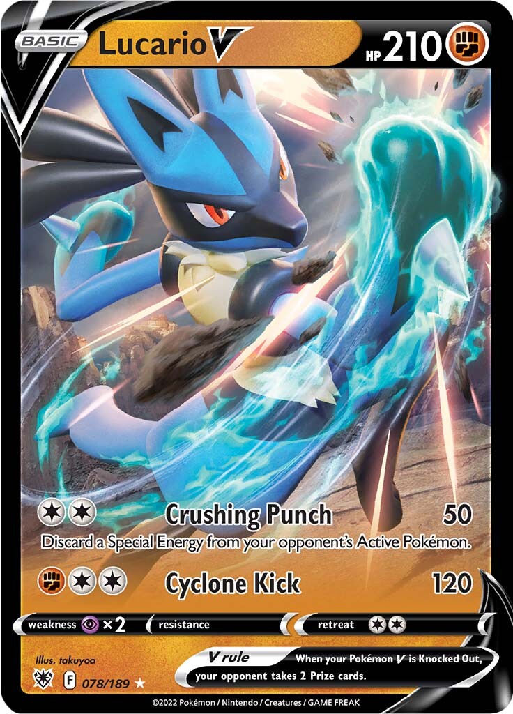 Lucario V (078/189) [Sword & Shield: Astral Radiance] | Black Swamp Games