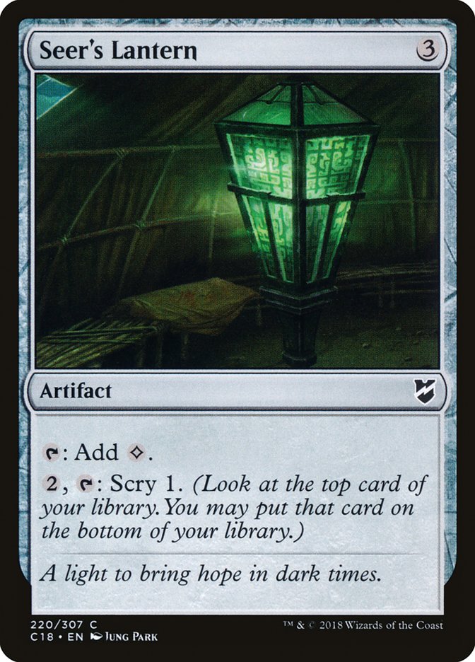 Seer's Lantern [Commander 2018] | Black Swamp Games