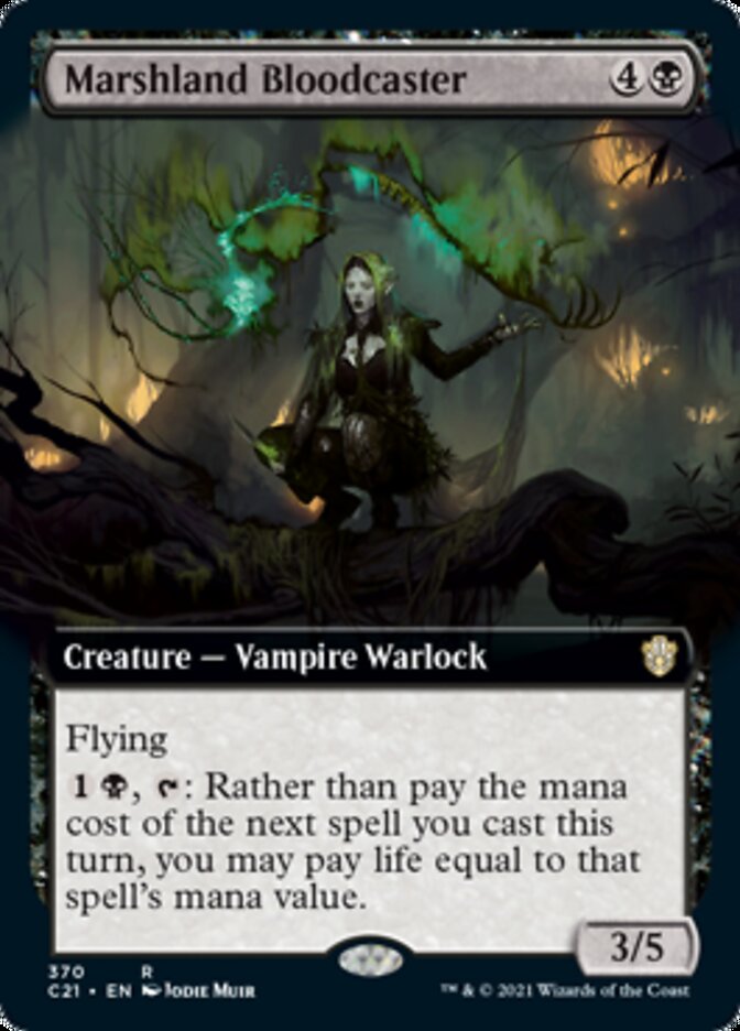 Marshland Bloodcaster (Extended Art) [Commander 2021] | Black Swamp Games