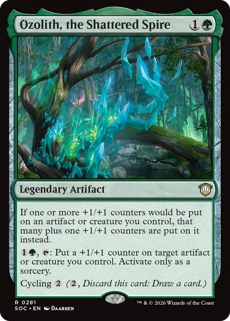 Ozolith, the Shattered Spire [Secrets of Strixhaven Commander] | Black Swamp Games