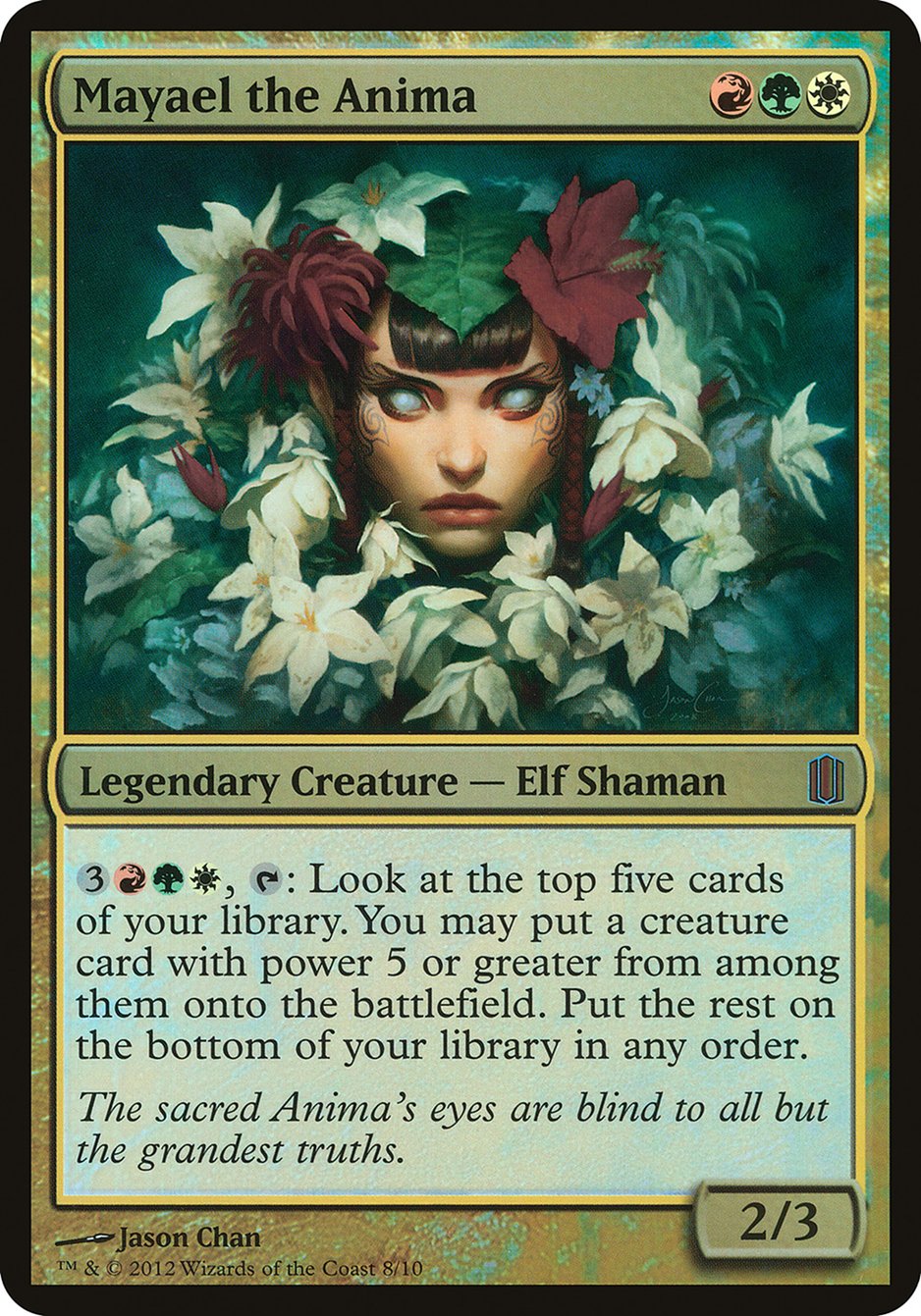 Mayael the Anima (Oversized) [Commander's Arsenal Oversized] | Black Swamp Games