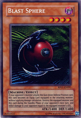 Blast Sphere [RP01-EN091] Secret Rare | Black Swamp Games