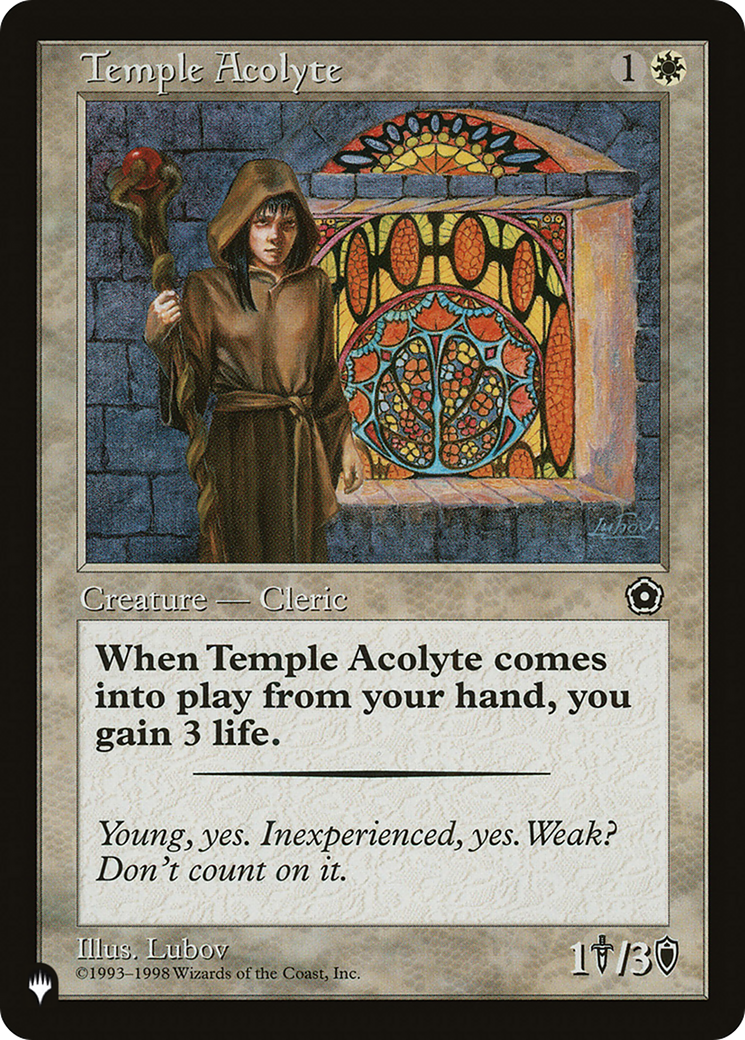 Temple Acolyte [The List Reprints] | Black Swamp Games